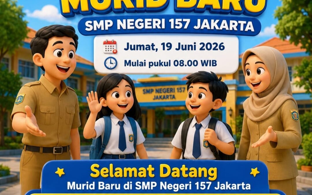 SMP Negeri 157 Jakarta Gelar Daftar Ulang Murid Baru Tahun Ajaran 2026/2027